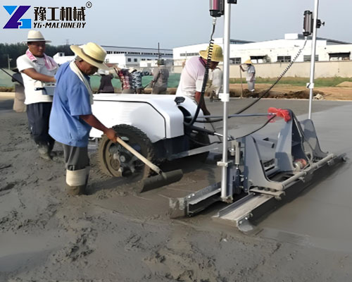 laser screed machine application