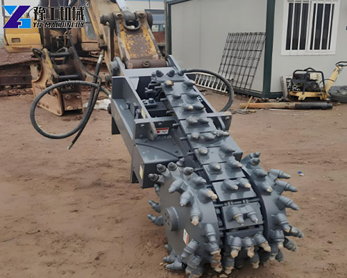powerful drum cutter excavator