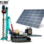 solar pile driver