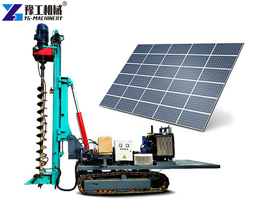 solar pile driver