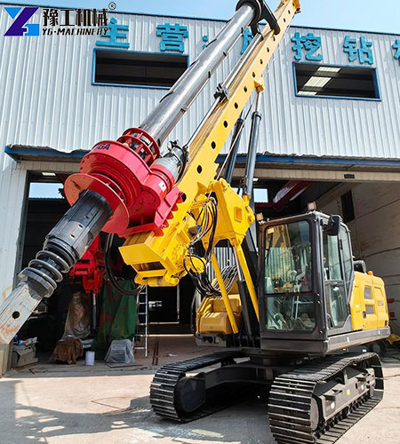 YG's hydraulic rotary pile driver