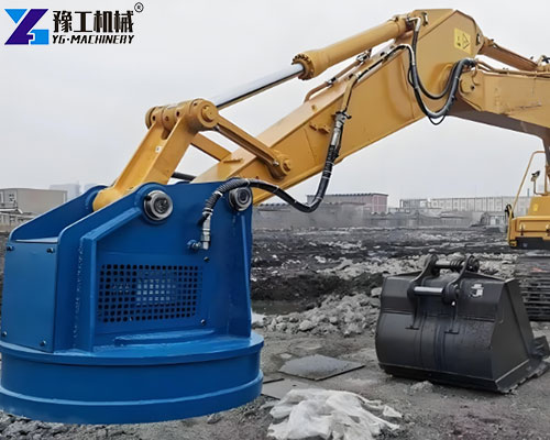 application of excavator magnet