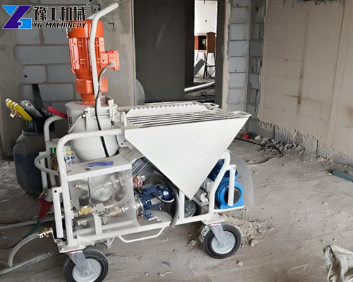 mortar sprayer machine application mortar sprayer machine application
