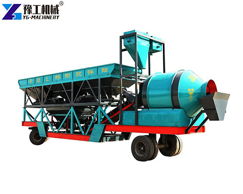 mini mobile concrete batching plant