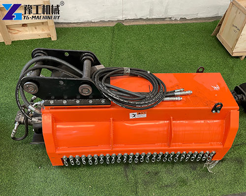 mulching head for mini excavator