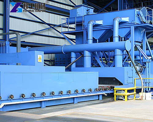 drum conveyor sandblasting machine