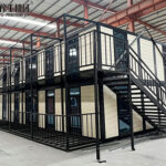 Double-Layer Foldable Prefab House expanding container house for sale