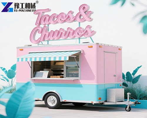 mobile kitchen fast food trailer