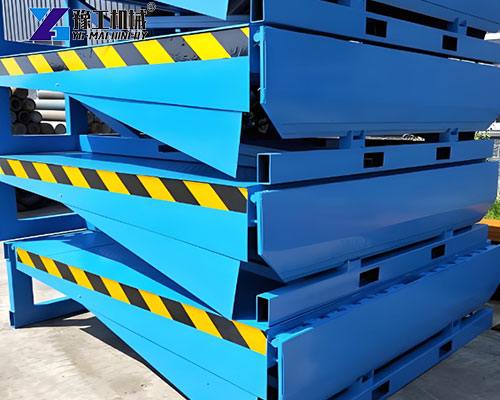 mobile loading ramp in factory