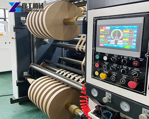 paper roll slitting rewinding machine paper roll slitting rewinding machine