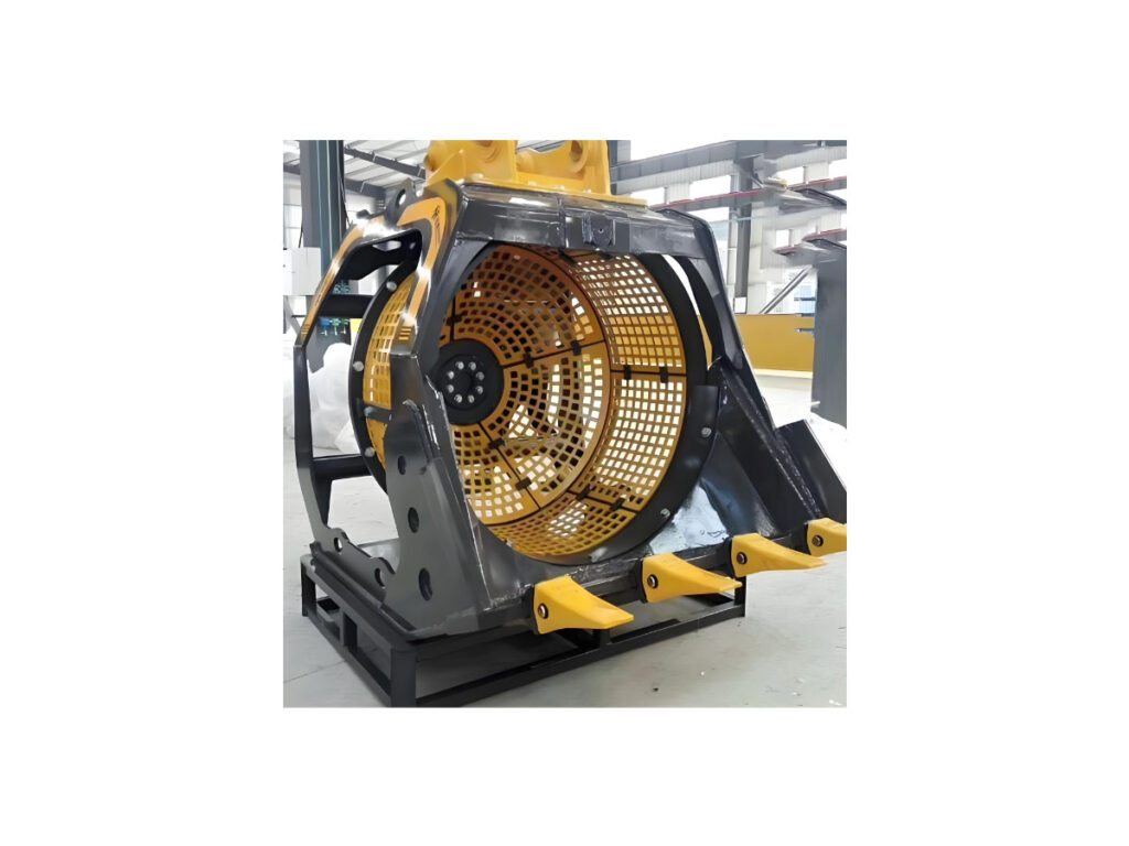 YG Machinery's hydraulic screening bucket