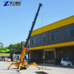 Crawler Spider Crane Sold to Portugal crawler spider crane