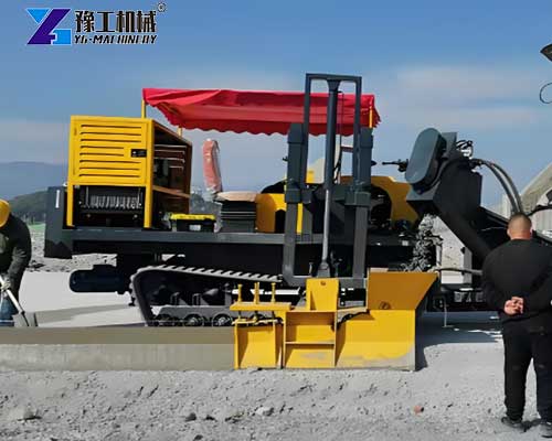 application of concrete border machine