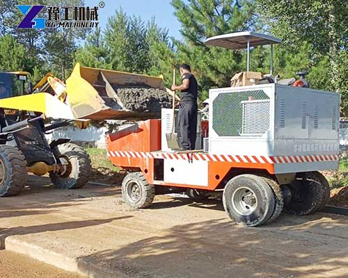 application of kerb cutting machine