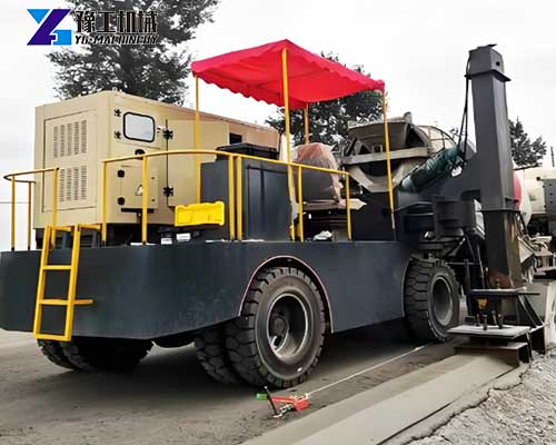 cement curbing machine