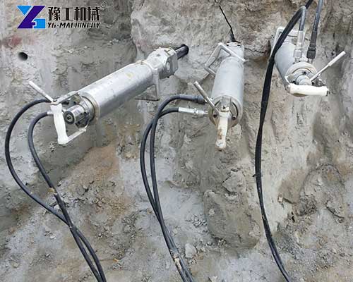 concrete block splitter application