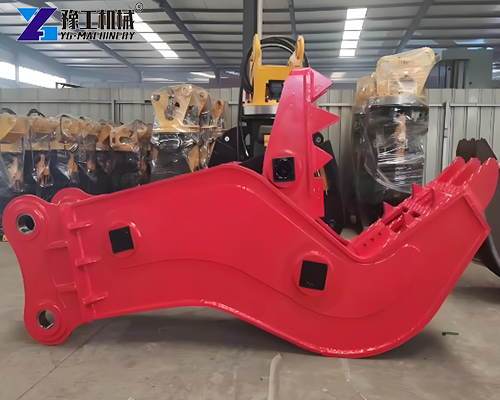 excavator crushing tong