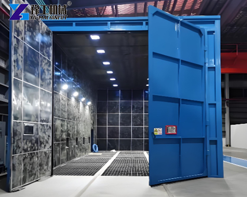 shot blast booth