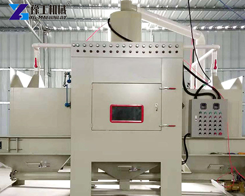 turntable automatic sandblasting machine