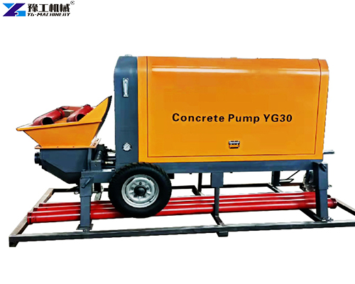 YG trailer mounted concrete pump