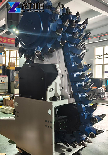 drum cutter attachment for excavator