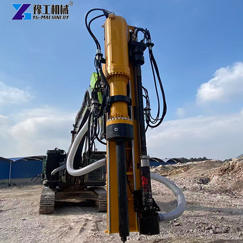 integrated rock drill and splitter