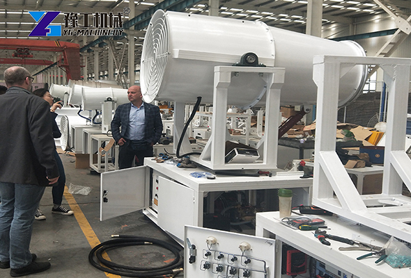 customer's factory visit for fod cannon