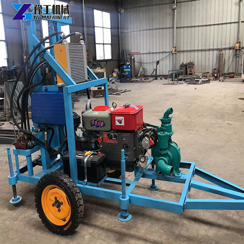 crawler-type small borewell machine
