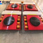 How German Precision Manufacturers Relocate 80-Ton Injection Molding Machines with Heavy Duty Machine Moving Skates equipment moving skates
