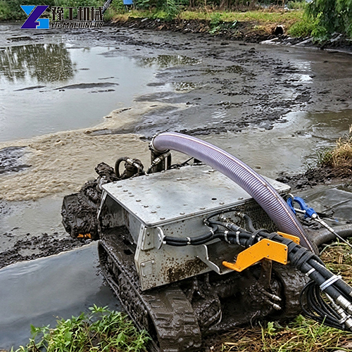 sludge cleaning robot for manure pit cleaning