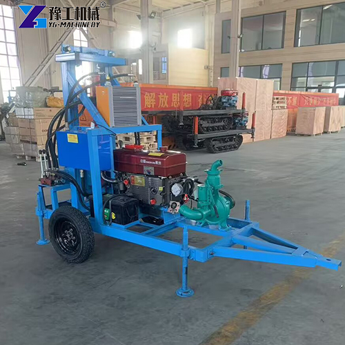 wheel-type small water boring machine